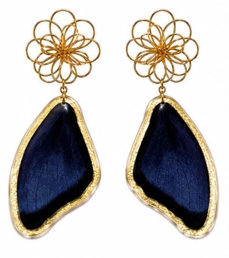 Pendientes Mariposa Amatista