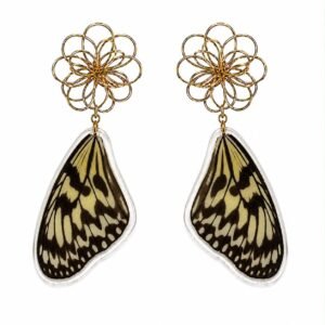 Pendientes Mariposa Bambú