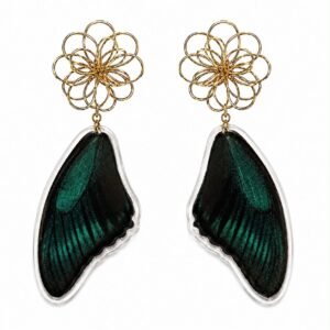 Pendientes Mariposa Bronce
