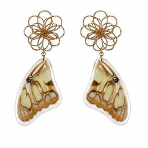Pendientes Mariposa Ceniza