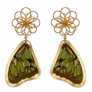 Pendientes Mariposa Cobalto