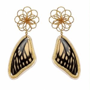 Pendientes Mariposa Ébano