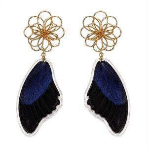 Pendientes Mariposa Marfil