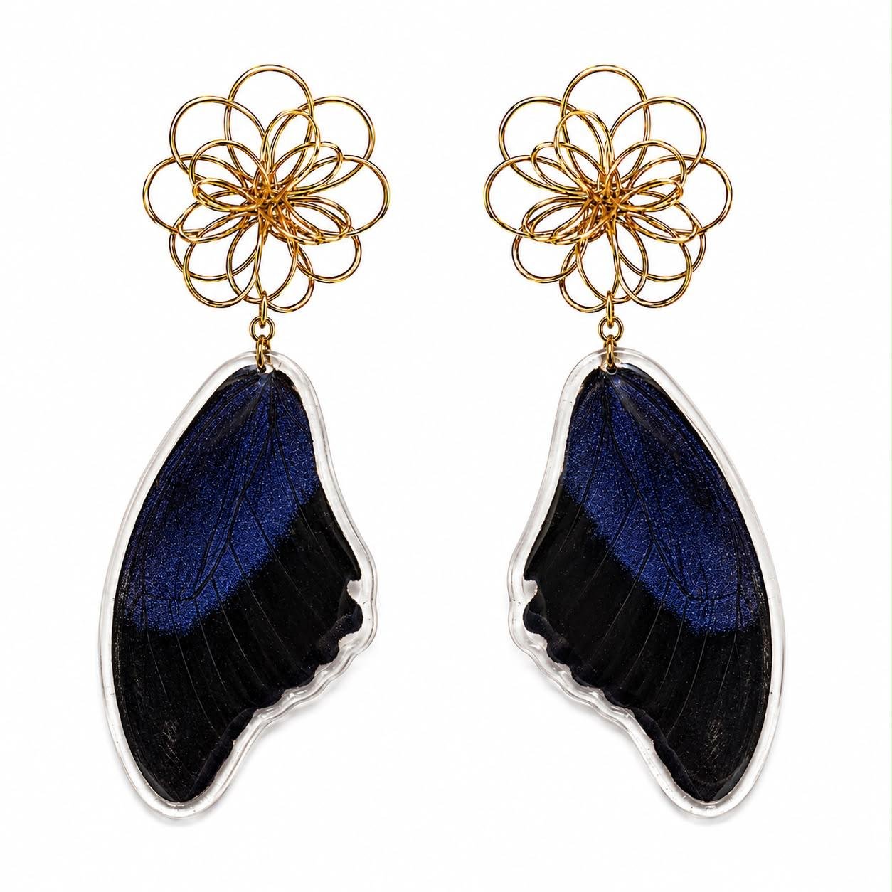 Pendientes Mariposa Marfil
