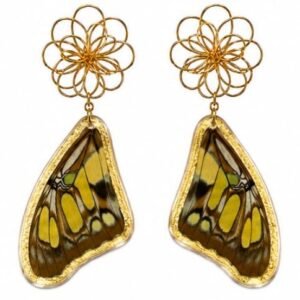 Pendientes Mariposa Medianoche