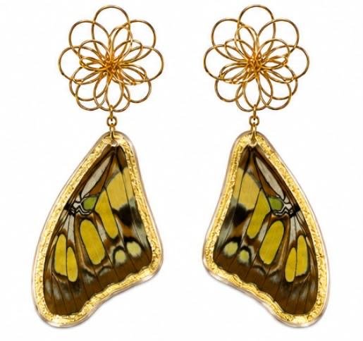 Pendientes Mariposa Medianoche
